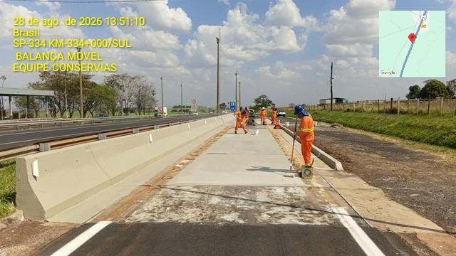 Execução de pavimento rígido, SP-334